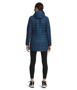 'The North Face' Women's ThermoBall™ Eco Parka - Shady Blue -Outfit Go Shop NF0A5GLB HDC back 1024x1024@2x
