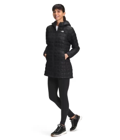 'The North Face' Women's Thermoball Stowable ECO Jacket - TNF Black -Outfit Go Shop NF0A5GLB JK3 model34 1024x1024@2x