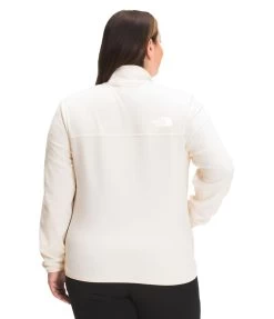 'The North Face' Women's Canyonlands Full Zip - Gardenia White Heather (ext. Sizes) -Outfit Go Shop NF0A7QIM R8R back 1024x1024@2x