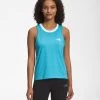 'The North Face' Women's Simple Logo Tri-Blend Tank - Norse Blue Heather -Outfit Go Shop NF0A7UKV 452 hero 1024x1024@2x