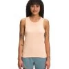 'The North Face' Women's Simple Logo Tri-Blend Tank - Apricot Ice Heather
