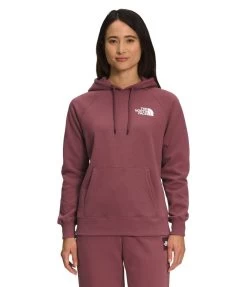 'The North Face' Women's Box NSE Pullover Hoodie - Wild Ginger / TNF White -Outfit Go Shop NF0A7UON 86L back 1024x1024@2x