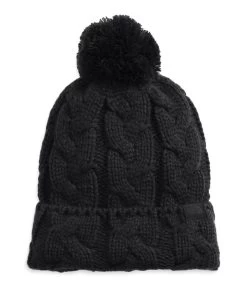 'The North Face' Women's Cable Minna Pom Beanie - TNF Black
