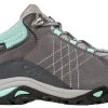 Oboz Footwear 'Oboz' Women's Sapphire Low WP Hiker - Charcoal / Beach Glass -Outfit Go Shop W Sapphire B DRY Charchoal Beach Glass side 1024x1024@2x