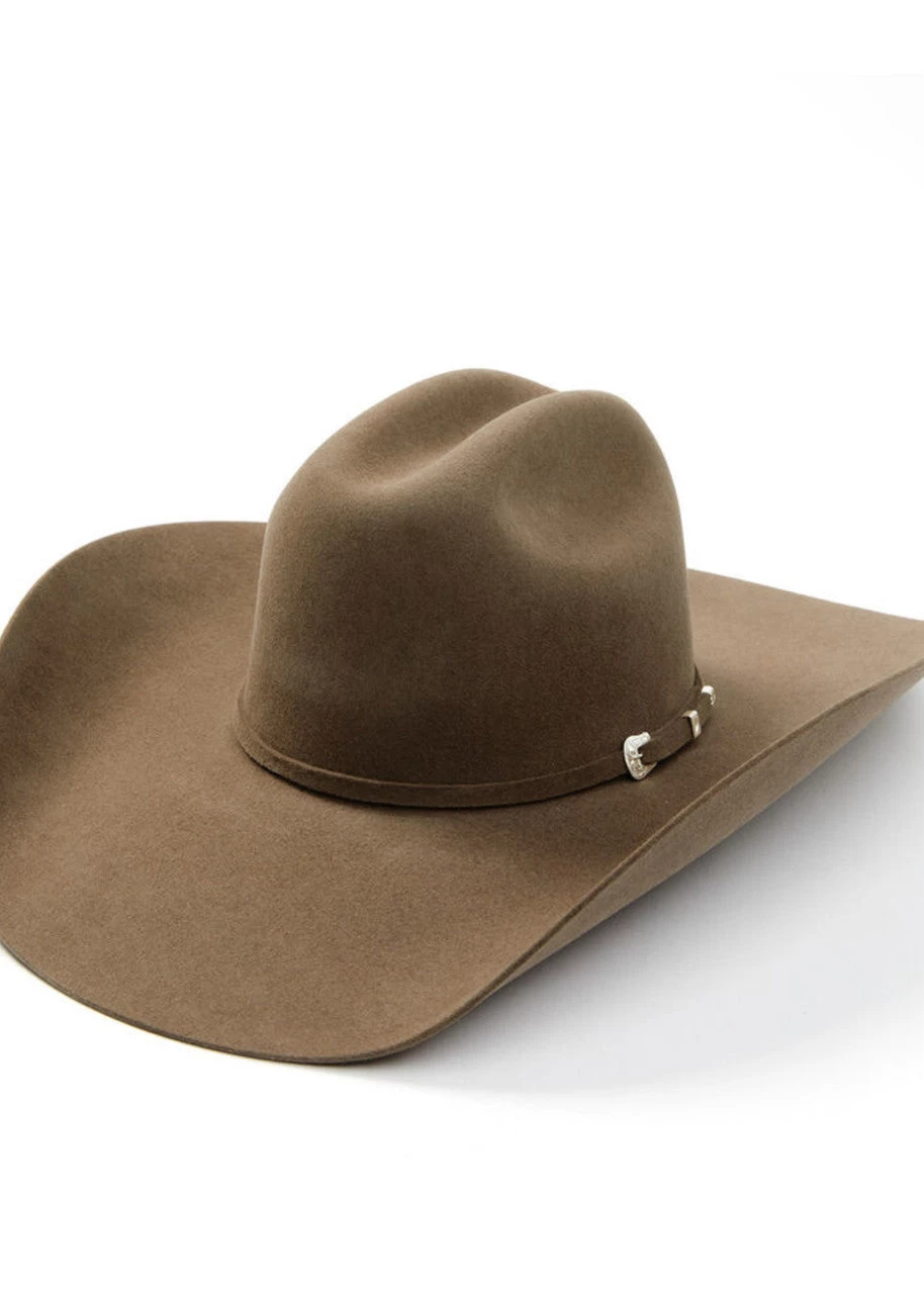 'Serratelli Hat Co' Unisex Felt Western Cowboy Hat - Dirt 3 'Serratelli Hat Co' Unisex Felt Western Cowboy Hat - Dirt
