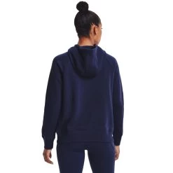'Under Armour' Women's Rival Fleece Logo Hoodie - Midnight Navy / White -Outfit Go Shop s7.V5 1356318 410 BC 1024x1024@2x