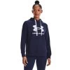 'Under Armour' Women's Rival Fleece Logo Hoodie - Midnight Navy / White -Outfit Go Shop s7.V5 1356318 410 FC 1024x1024@2x
