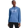 'Under Armour' Women's Rival Fleece Logo Hoodie - River / White -Outfit Go Shop s7.V5 1356318 488 FC 1024x1024@2x