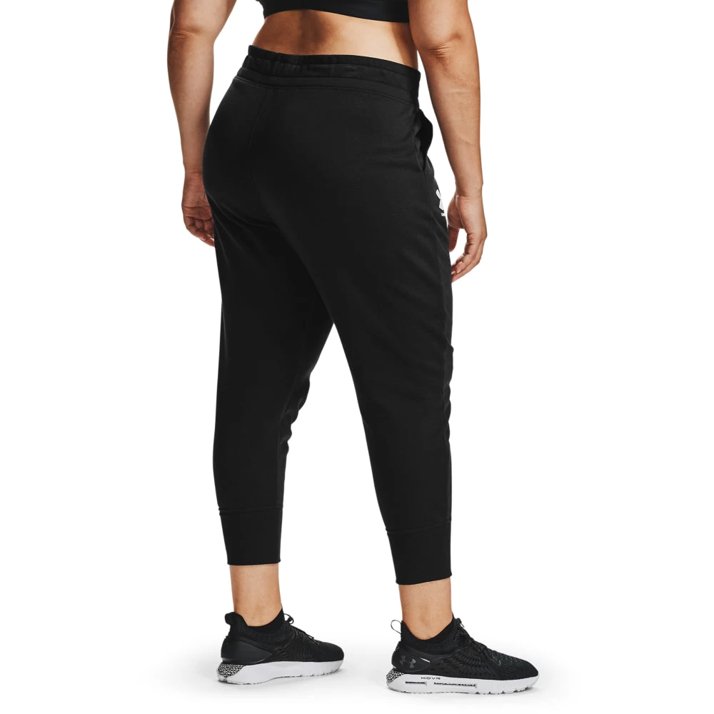 'Under Armour' Women's Rival Fleece Joggers - Black (ext. Sizes) 4 'Under Armour' Women's Rival Fleece Joggers - Black (ext. Sizes) - Image 2