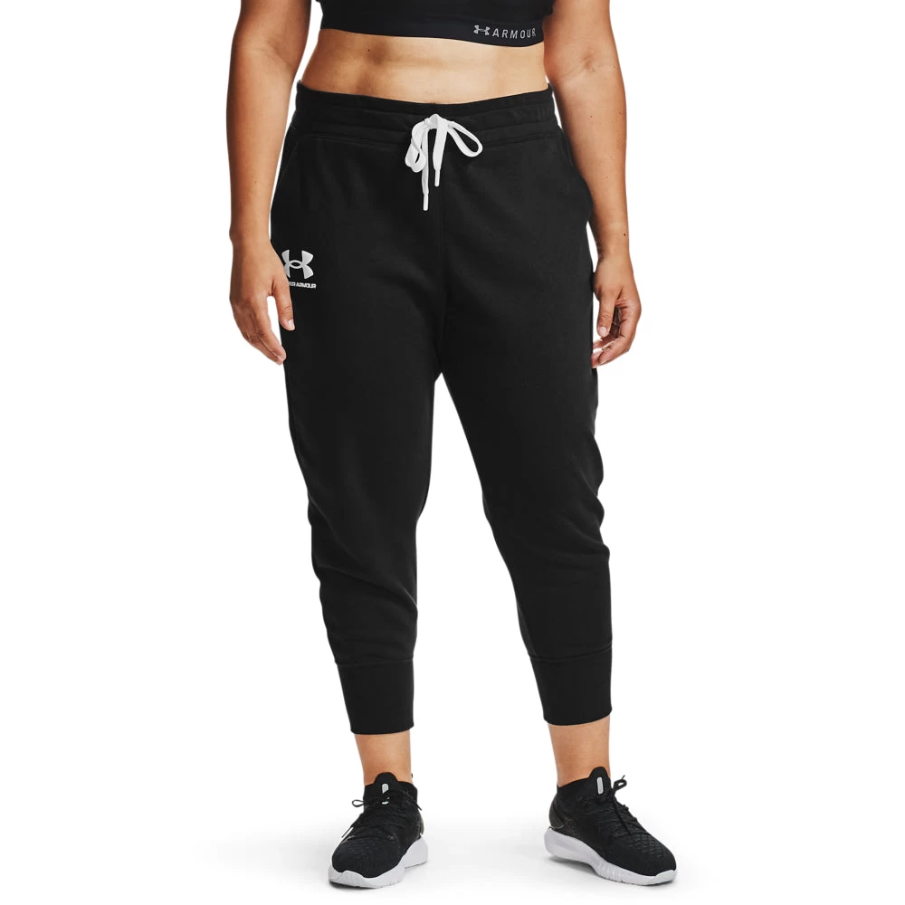 'Under Armour' Women's Rival Fleece Joggers - Black (ext. Sizes) 3 'Under Armour' Women's Rival Fleece Joggers - Black (ext. Sizes)