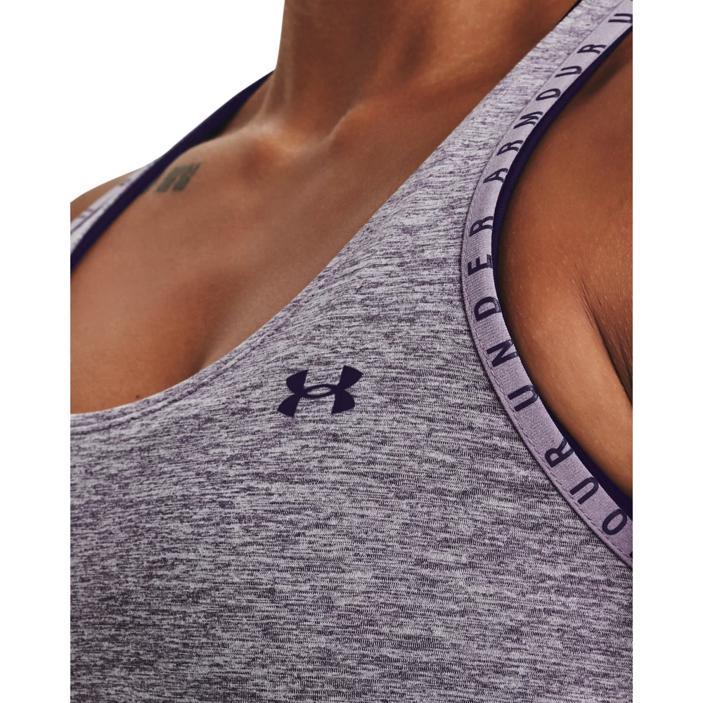 'Under Armour' Women's Knockout Mesh Back Tank - Club Purple 4 'Under Armour' Women's Knockout Mesh Back Tank - Club Purple - Image 2