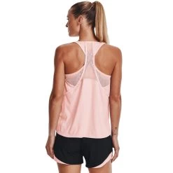 'Under Armour' Women's Knockout Mesh Back Tank - Retro Pink