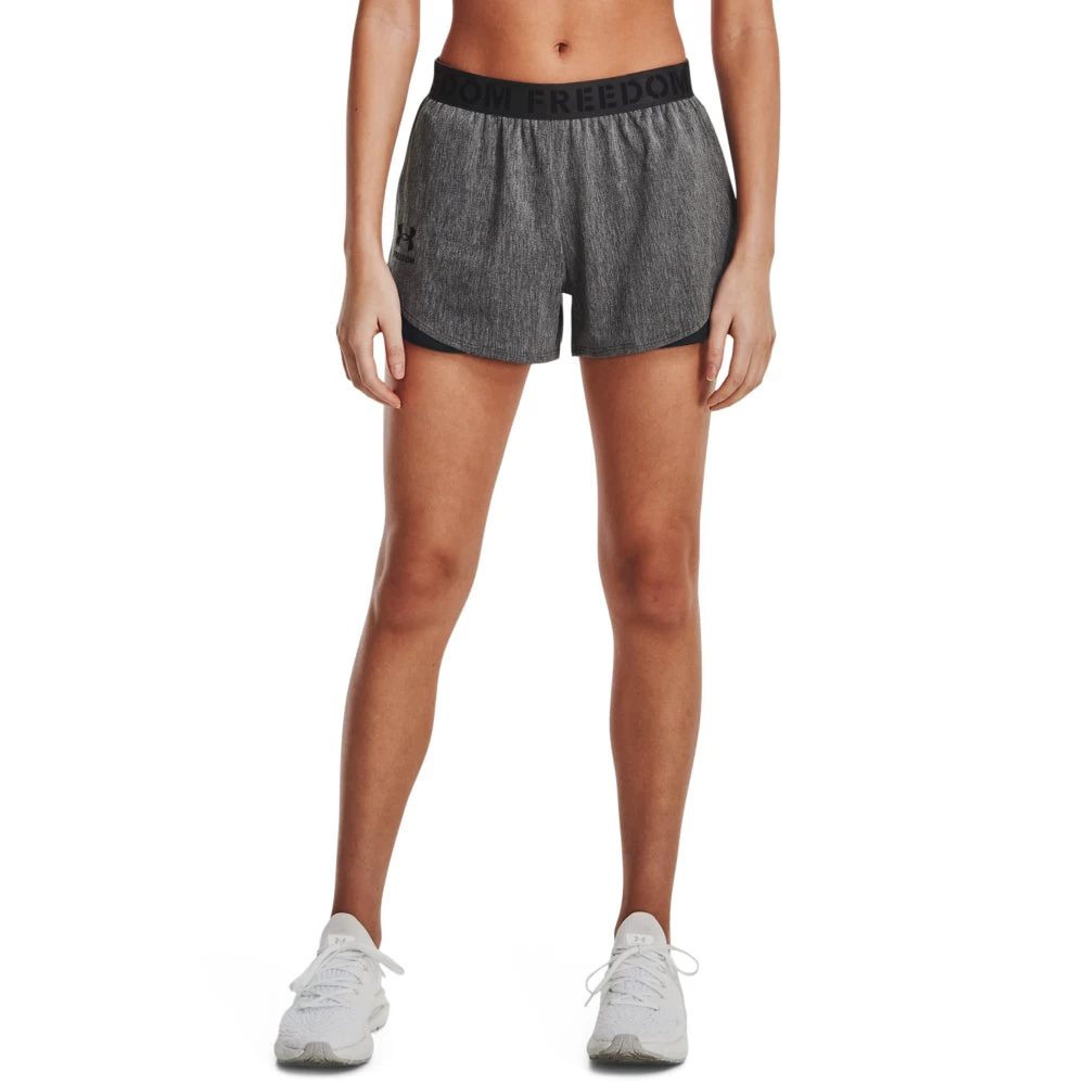 'Under Armour' Women's Freedom Play Up Shorts - Jet Grey 4 'Under Armour' Women's Freedom Play Up Shorts - Jet Grey - Image 2