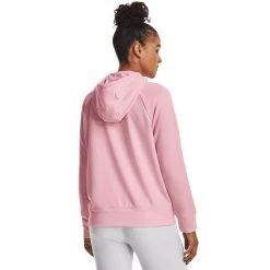 'Under Armour' Women's Shoreline Terry Hoodie - White / Sugar Pink -Outfit Go Shop s7.V5 1371254 100 BC 1024x1024@2x