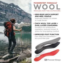 'Powerstep' Pinnacle Journey Wool Insoles -Outfit Go Shop wool infog 1024x1024@2x